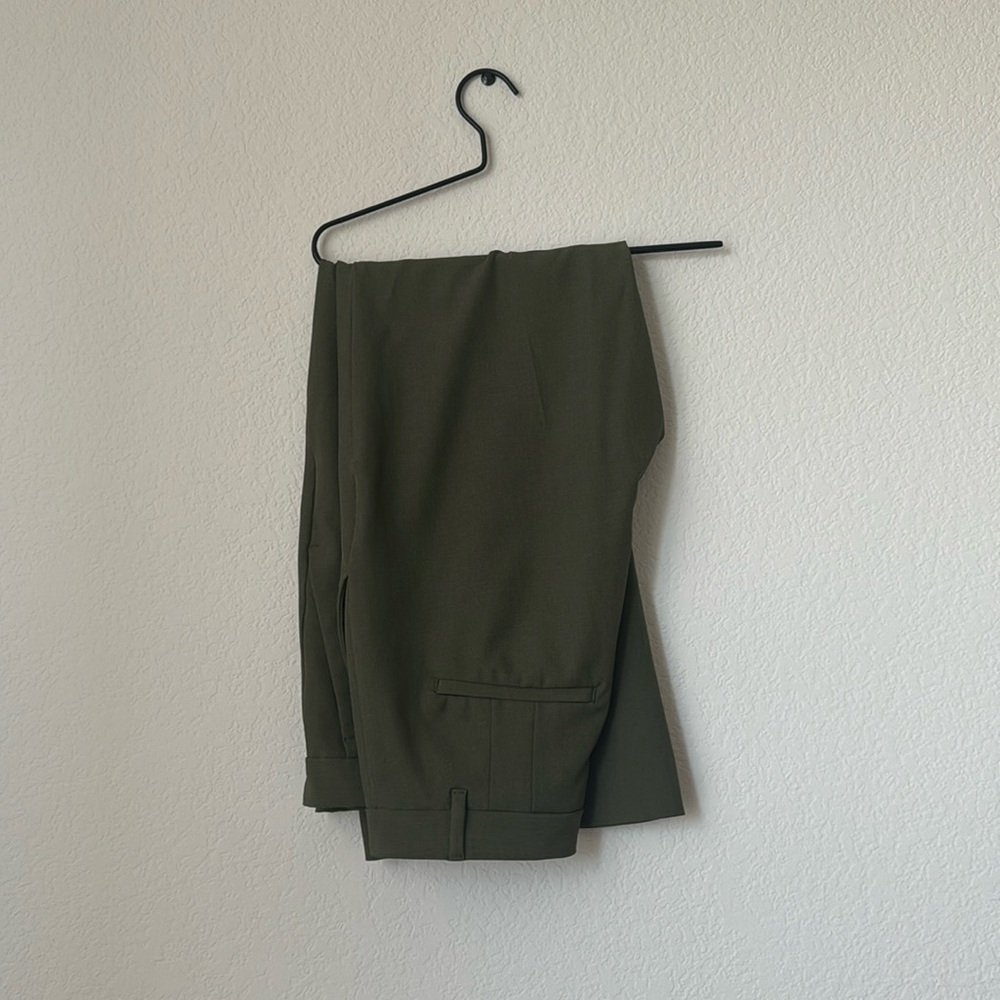 Banana Republic Olive Green Flare Pants | Size 8